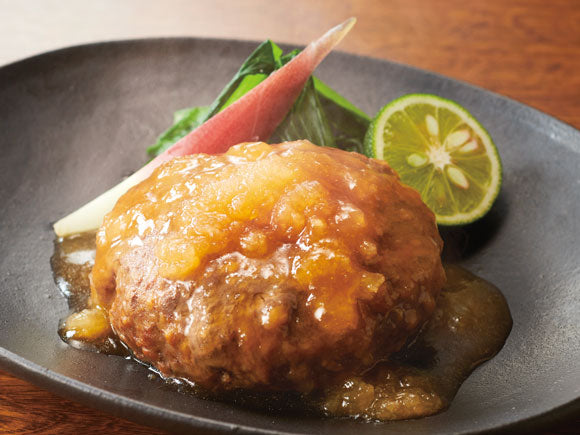 北海道牛肉ハンバーグ和風おろし_盛り付け