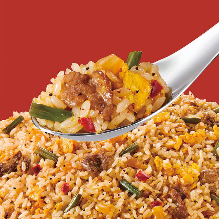 WILDish牛カルビ焼肉めし_調理例