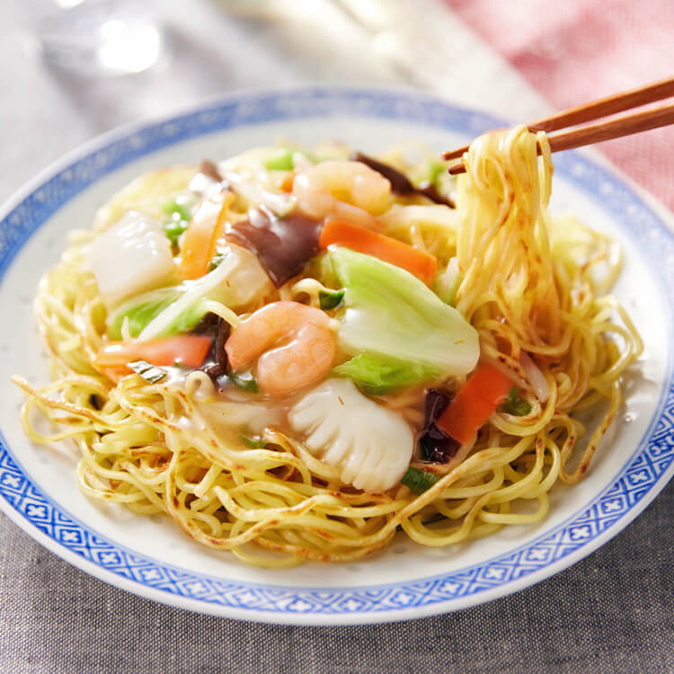 海鮮あんかけ焼そば_調理例