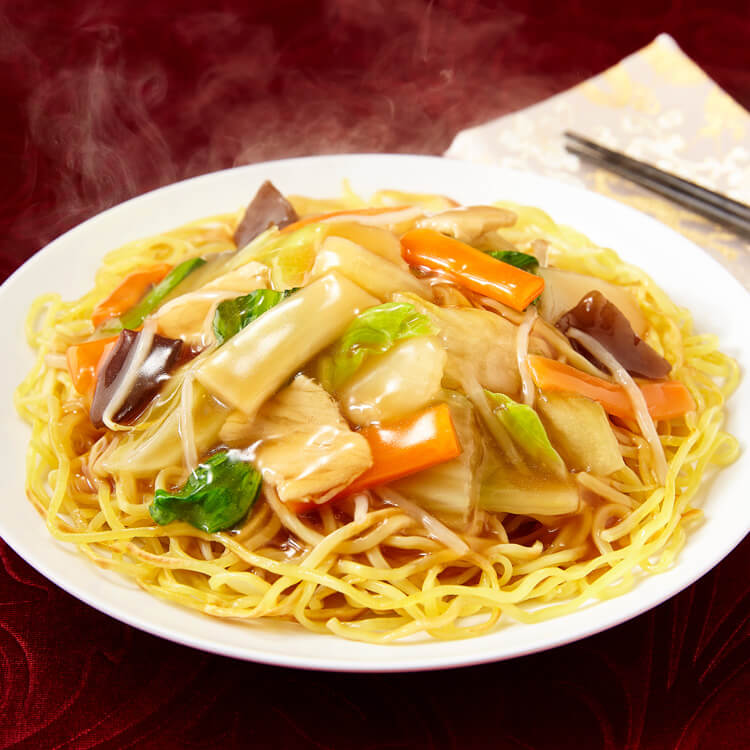 五目あんかけ焼そば_調理例