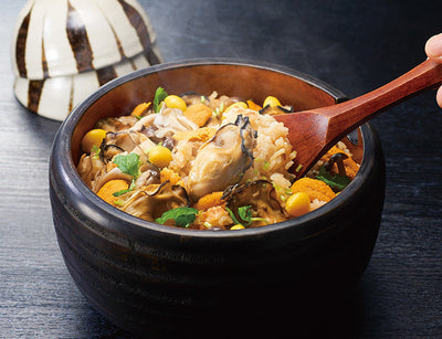 かきとうにの炊き込みご飯