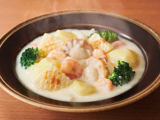 具の大きなシーフードセット