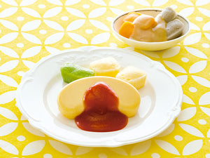 やさしいおかずセット朝のムース食　オムレツのトマトソース