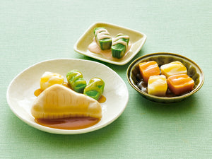 やさしいおかずセット昼・夜のムース食　ぶりの照焼き
