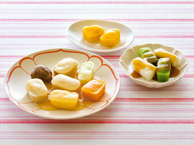 やさしいおかずセット昼・夜のムース食　八宝菜