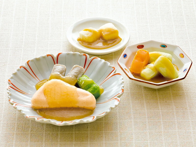 やさしいおかずセット昼・夜のムース食　赤魚のおろし煮