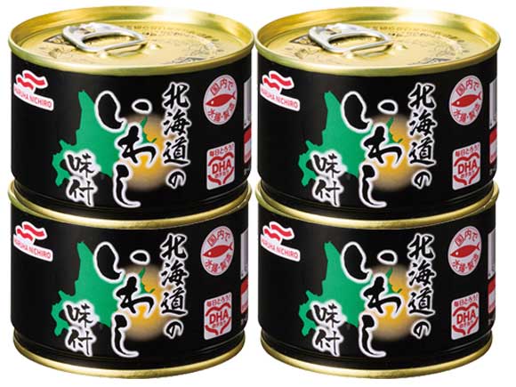 北海道のいわし味付×4缶