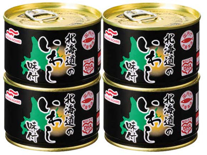 北海道のいわし味付×4缶