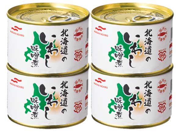 北海道のいわし味噌煮×4缶