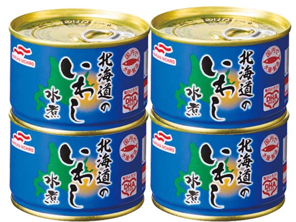 北海道のいわし水煮×4缶