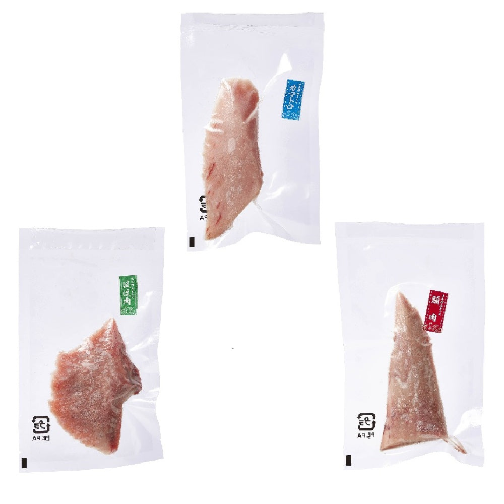 じゃばらマグロ＋希少部位3点セット_パッケージ