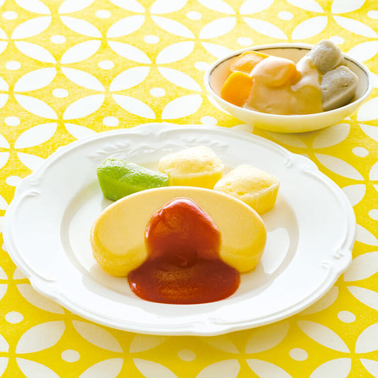 やさしいおかずセット朝のムース食 オムレツのトマトソース
