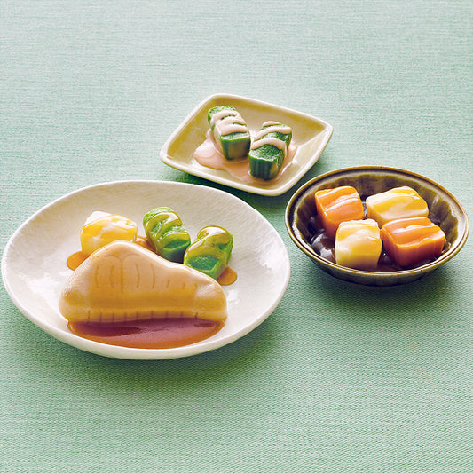 やさしいおかずセット昼・夜のムース食 ぶりの照焼き