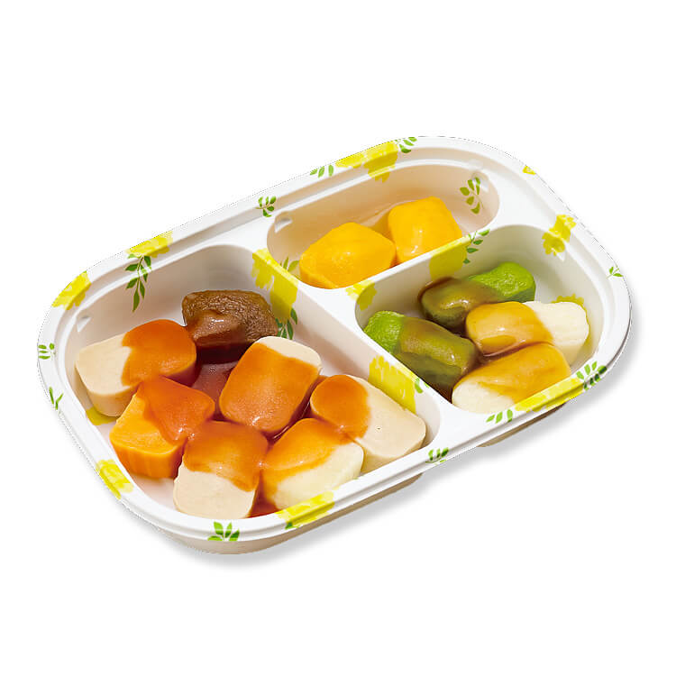 やさしいおかずセット昼・夜のムース食　酢豚_pkg