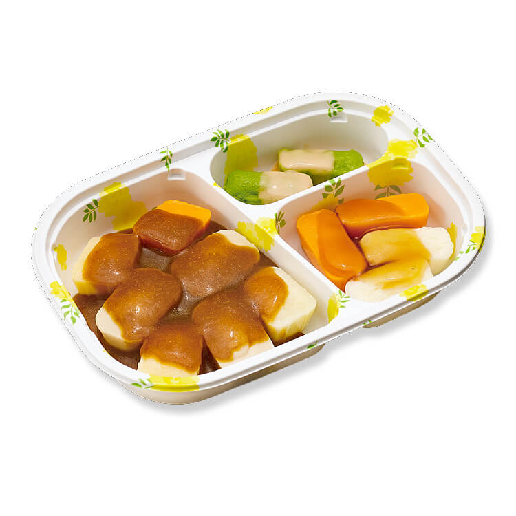 やさしいおかずセット昼・夜のムース食　ポークカレー_pkg