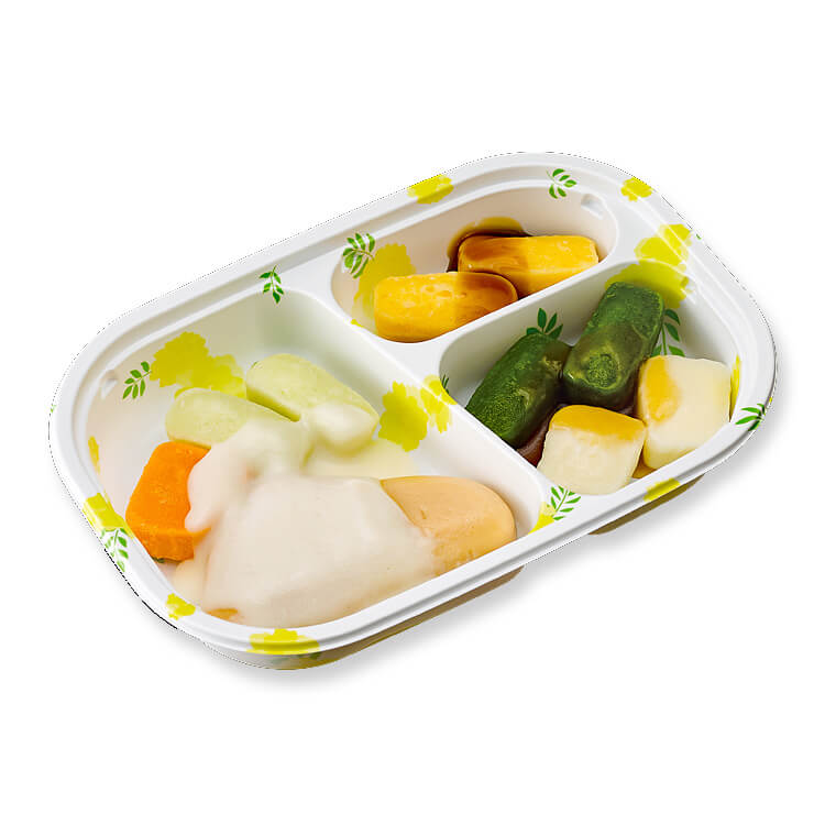 やさしいおかずセット昼・夜のムース食　鮭のクリーム煮_pkg