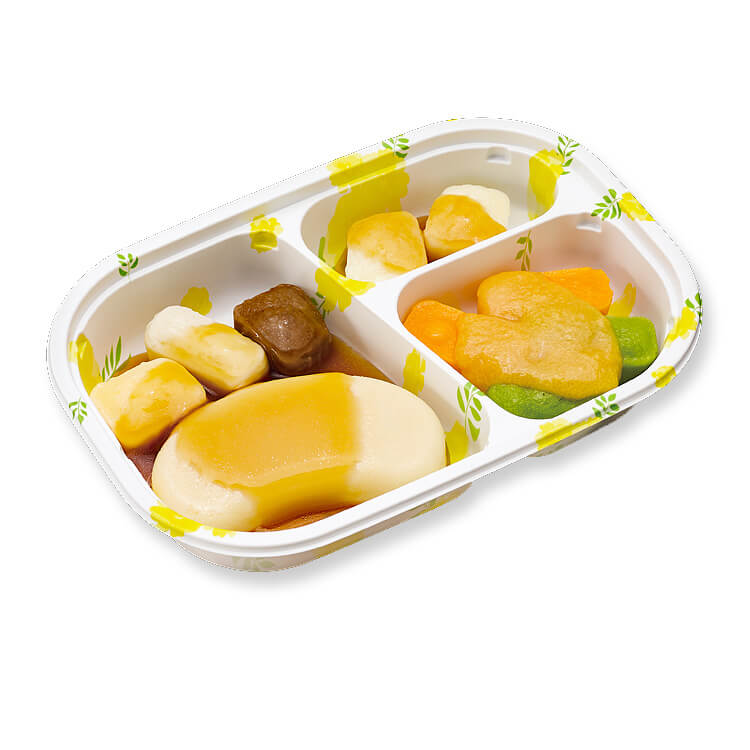 やさしいおかずセット昼・夜のムース食　鶏の照焼き_pkg