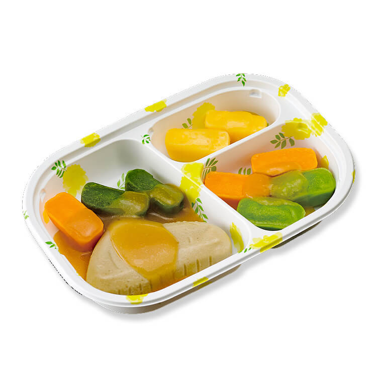 やさしいおかずセット昼・夜のムース食　さばの味噌煮_pkg