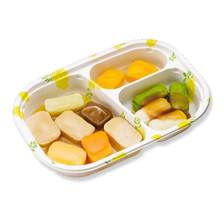 やさしいおかずセット昼・夜のムース食　八宝菜_pkg