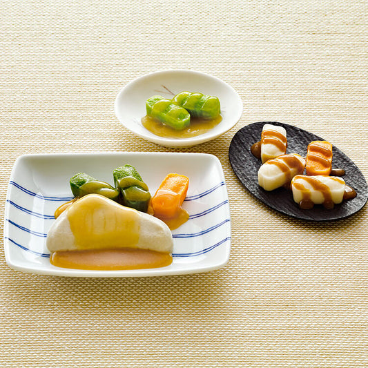 やさしいおかずセット昼・夜のムース食 さわらの柚子味噌焼き