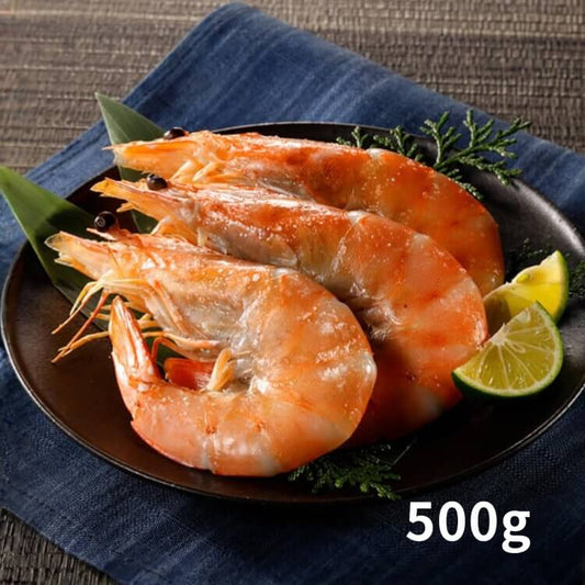 旨王　有頭バナメイエビ 皿盛り