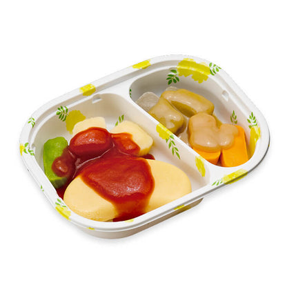 やさしいおかずセット朝のムース食　オムレツのトマトソース_pkg