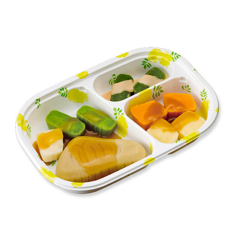 やさしいおかずセット昼・夜のムース食　ぶりの照焼き_pkg