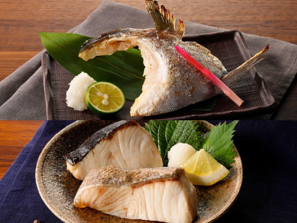 かま＆切り身の料理例