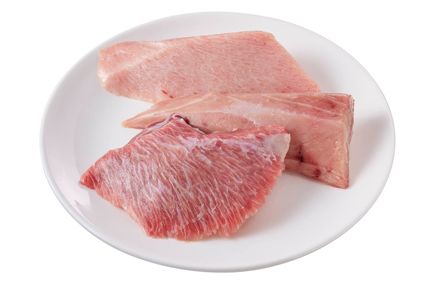 じゃばらマグロ＋希少部位3点セット_皿盛り